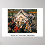 The Eternal Feminine By Paul Cezanne Print