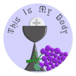 The Eucharist Chalice & Communion Host Gifts stickers