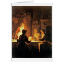 The Evening Meal, c.1900 (oil on canvas) Cards