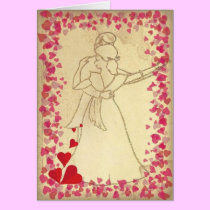 The evenings last dance cards