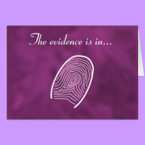 The Evidence Is In... - Sweetheart card cards