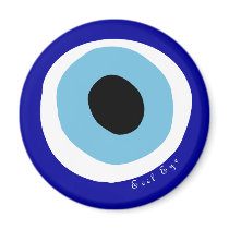 The evil eye refrigerator magnets
