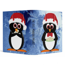 The Evil Penguin Project™ Christmas Binder by audrart The Evil Penguin Project™ Christmas Binder