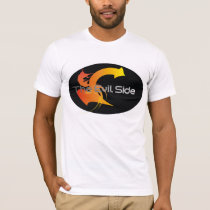 The Evil Side Urban Wear T-shirts by burntright The Evil Side Urban Wear T-shirts
