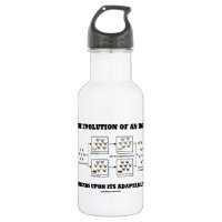 The Evolution An Idea Depends Upon Adaptability 18oz Water Bottle