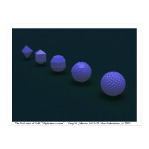 The Evolution of Golf, Nighttime version posters