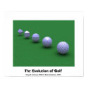 The Evolution of Golf posters by pterandon The Evolution of Golf posters