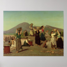 The Excavations at Pompeii, 1865 Print