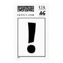 The Exclamation Point! postage