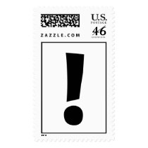 The Exclamation Point! postage