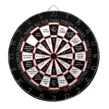 The Executive Decision Maker Magic 8 Ball Style Dartboards