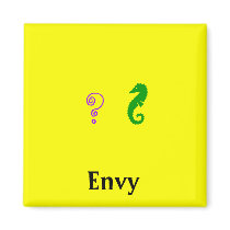 The Existential Seahorse_Envy magnets
