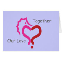 The Existential Seahorse_Our Love is The Answer! cards