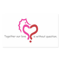 The Existential Seahorse_Together Our Love stickers