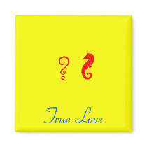 The Existential Seahorse_True Love magnets