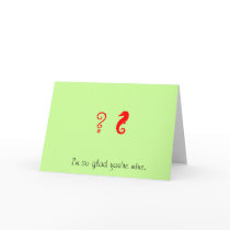 The Existential Seahorse_Valentine's Day Greeting cards