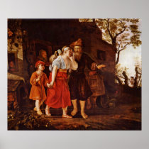 The Expulsion of Hagar by Victor Valdes i Arribas Posters