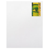 The Eye - Gold Emerald Awareness 8.5" x 11" Right Custom Letterhead