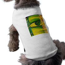 The Eye - Gold & Emerald Awareness Dog Tank Top Doggie Tee