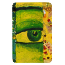 The Eye - Gold & Emerald Awareness Photo Magnet magnets