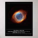 "The Eye of God" Helix Nebula Hubble Telescope posters