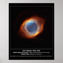 "The Eye of God" Helix Nebula Hubble Telescope Posters