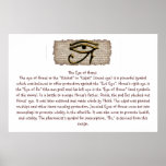The Eye of Horus Info Poster