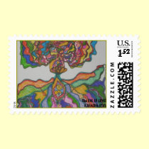 , The EYE OF LOVE!  S.BRACHA 5768 postage