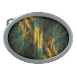 The Eye of the Jungle Abstract Art Belt Buckle