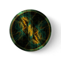 The Eye of the Jungle Abstract Art Button (round)