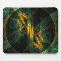 The Eye of the Jungle Abstract Art Mousepad