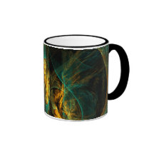 The Eye of the Jungle Abstract Coffee Mug