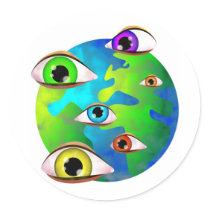the eyes of the Lord stickers by prawny the eyes of the Lord stickers