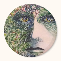 The Eyes - original modern art magnets