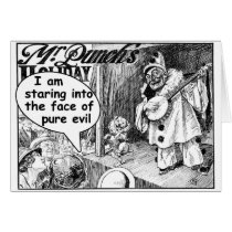 The Face of Pure Evil (Banjo Clown) Card
