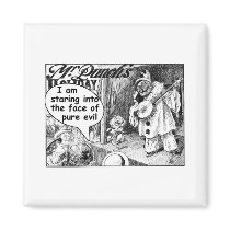 The Face of Pure Evil (Banjo Clown) Fridge Magnets