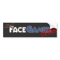 The Facegamer #1 Fan bumper stickers