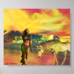 The Fae and Unicorn Print