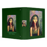 The Faery Of The Emerald Forest - Fairy Art Binder
