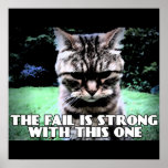 The Fail Is Strong With This One Poster posters