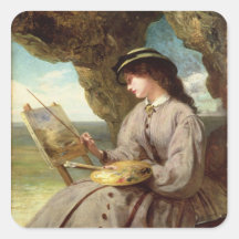 The Fair Amateur, 1862 Sticker