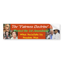 The Fairness Doctrine is Anti-Free Speech bumper stickers by murphycd2 The Fairness Doctrine is Anti-Free Speech bumper stickers