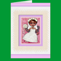 THE FAIRY BRIDE - bridal , wedding card by folkartblonde THE FAIRY BRIDE - bridal , wedding card