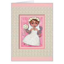 THE FAIRY BRIDE - bridal / wedding card