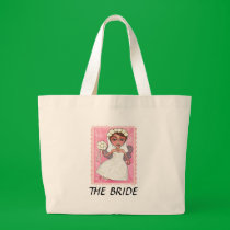 THE FAIRY BRIDE - bridal / wedding tote bag by folkartblonde THE FAIRY BRIDE - bridal / wedding tote bag