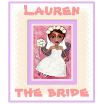 THE FAIRY BRIDE personalized wedding t-shirt