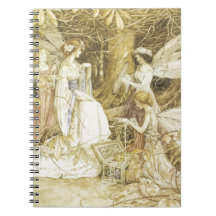 The Fairy Jewels Spiral Notebook