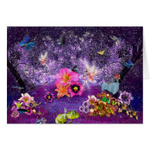 The Fairy Tea Party IV Greeting Cards