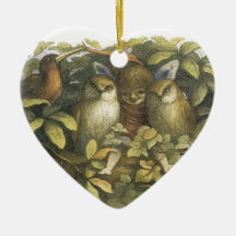 The Fairyland,1870 Fairy With Owls Ornament