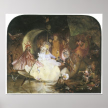 The Fairy's Barque, 1860 Poster